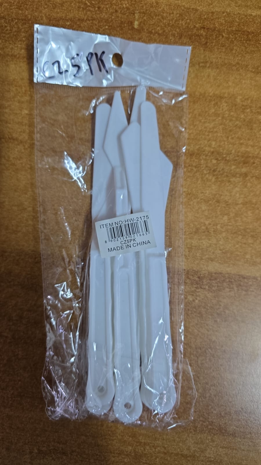 Painting Knife Set of 5/6 Plastic CZ5PK
